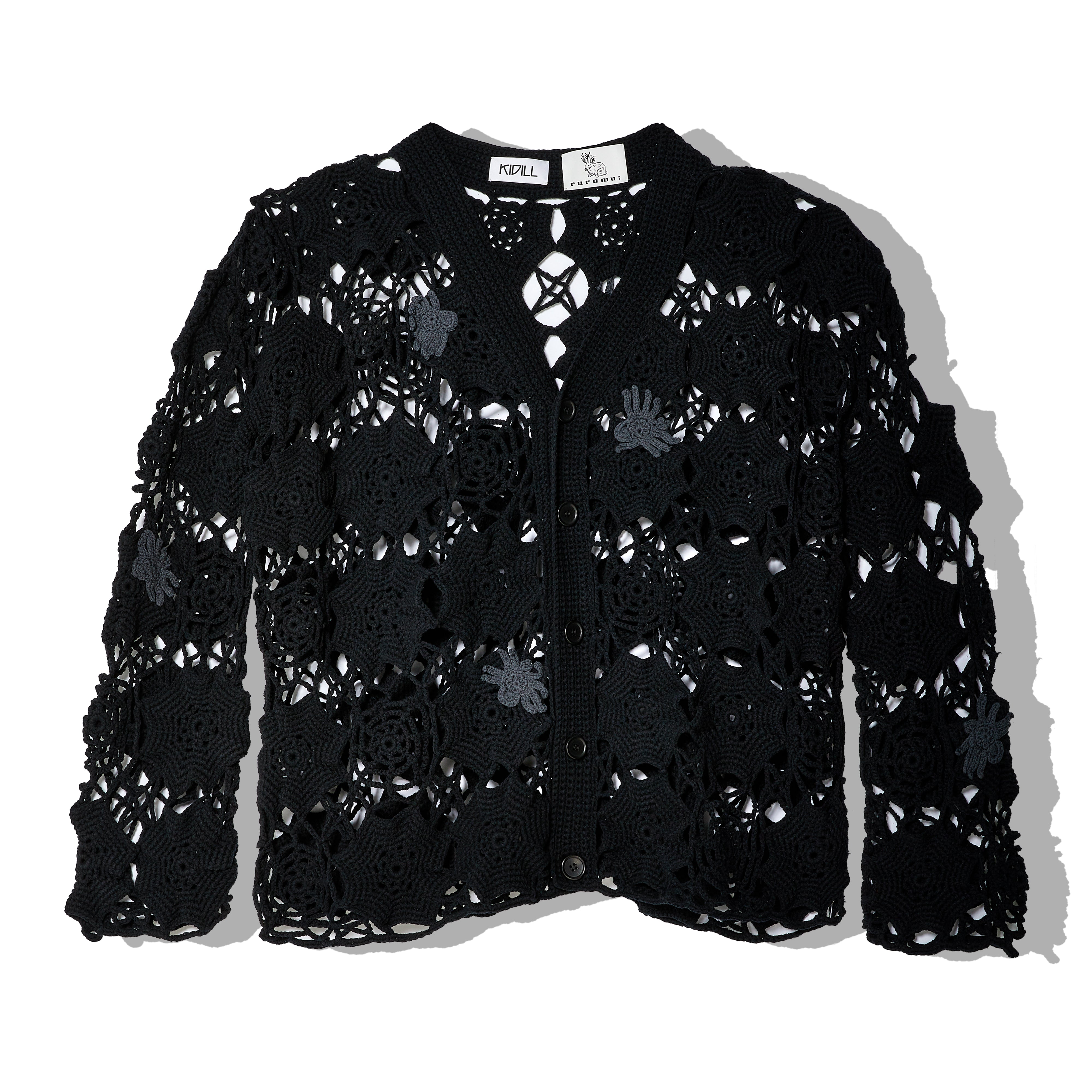 Kidill - Men's Rurumu Spider Knit Cardigan - (Black) – DSMNY E-SHOP