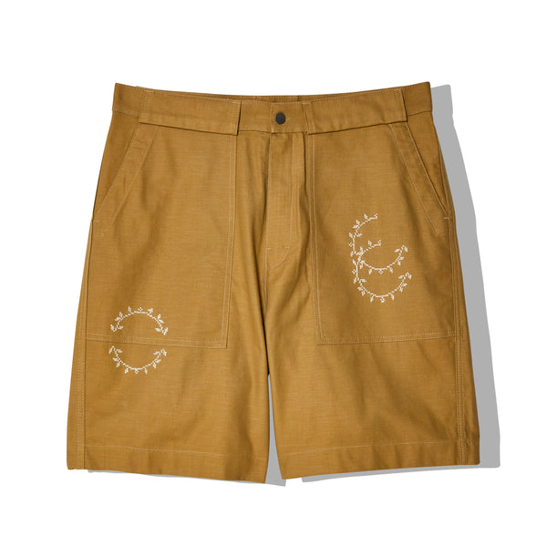 Adish - Men's Nafnuf Cotton Cargo Shorts - (Beige)