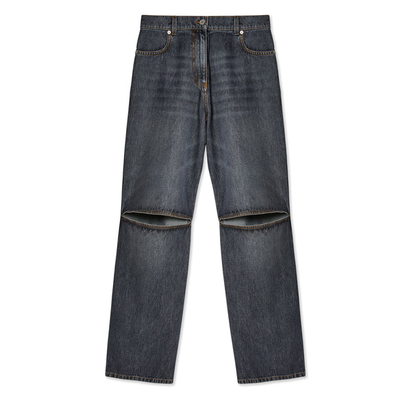JW Anderson - Women's Cut-out Knee Bootcut Jeans - (Grey)