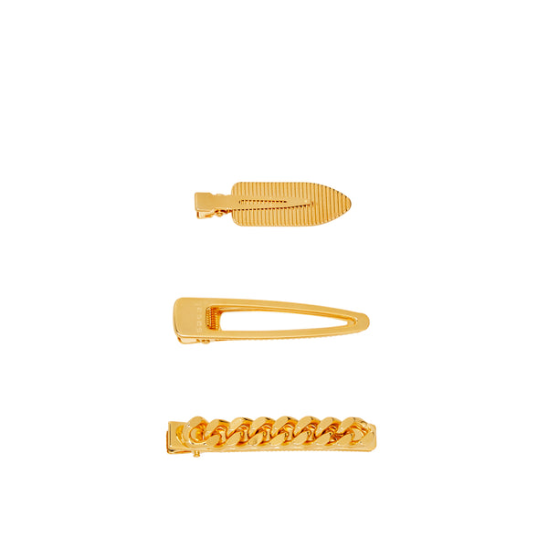 Sacai - Hair Clip Set - (Gold)