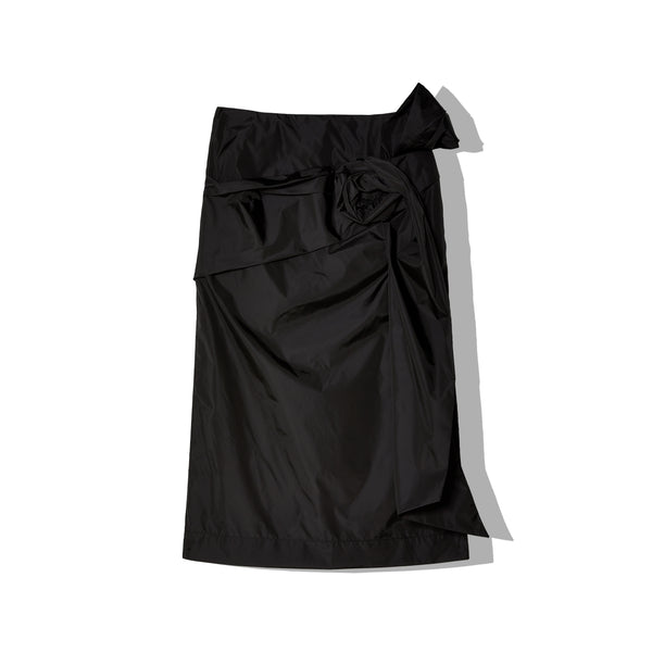 Simone Rocha - Women's Pressed Rose Pencil Skirt - (Black)