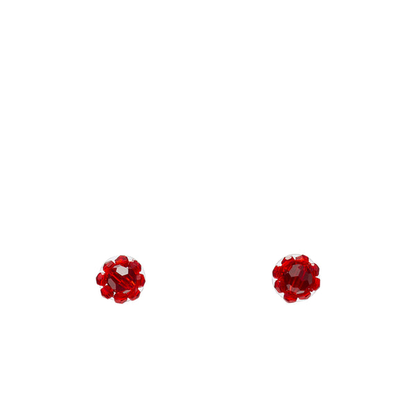 Simone Rocha - Women's Mini Daisy Stud Earring - (Red)