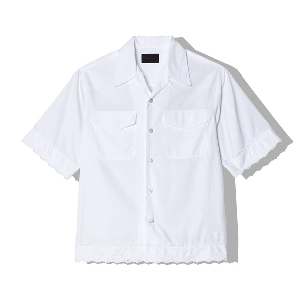Simone Rocha - Men's Relaxed Short Sleeve Shirt - (White)