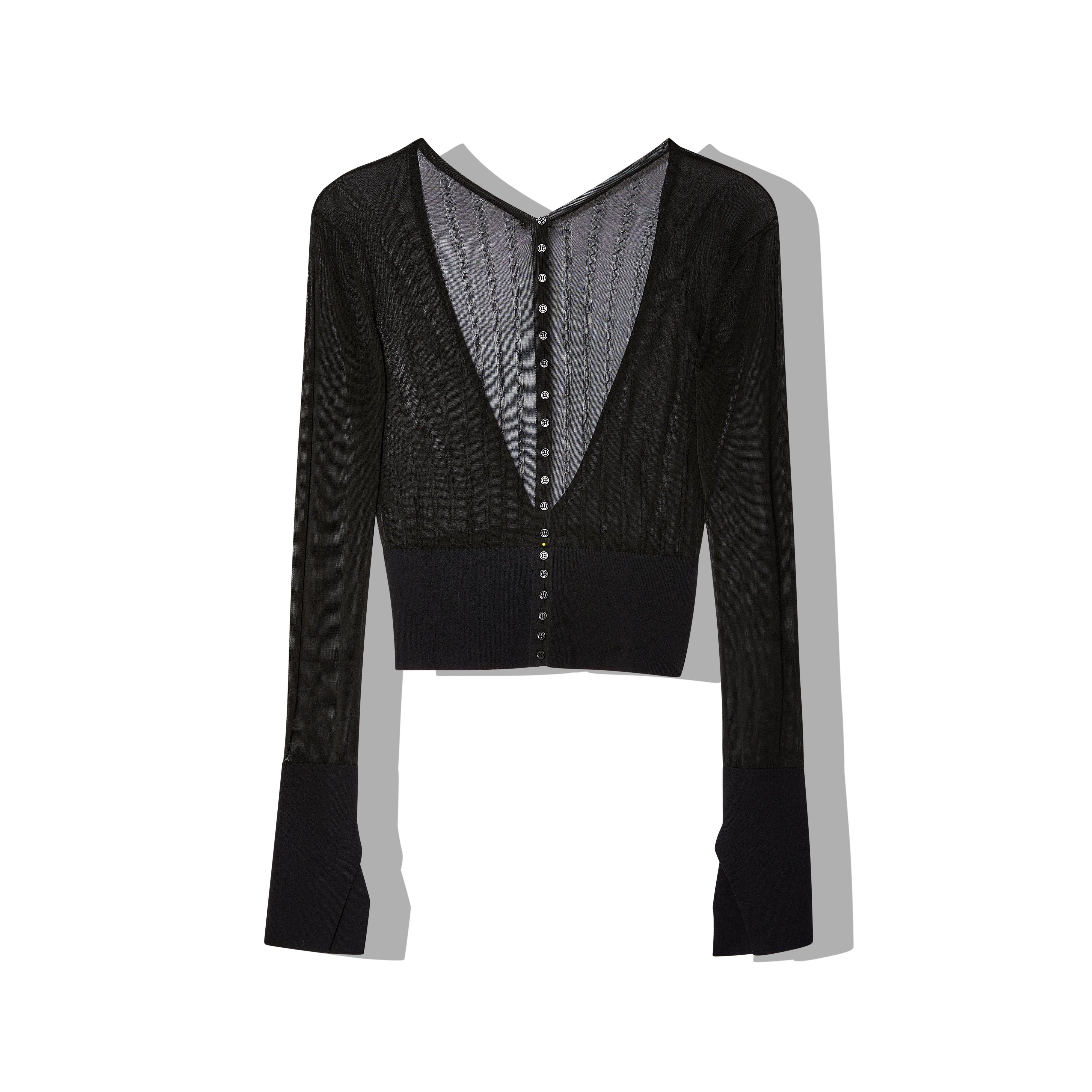 Jacquemus: Women's Le Cardigan Joya (Black) | DSMNY E-SHOP