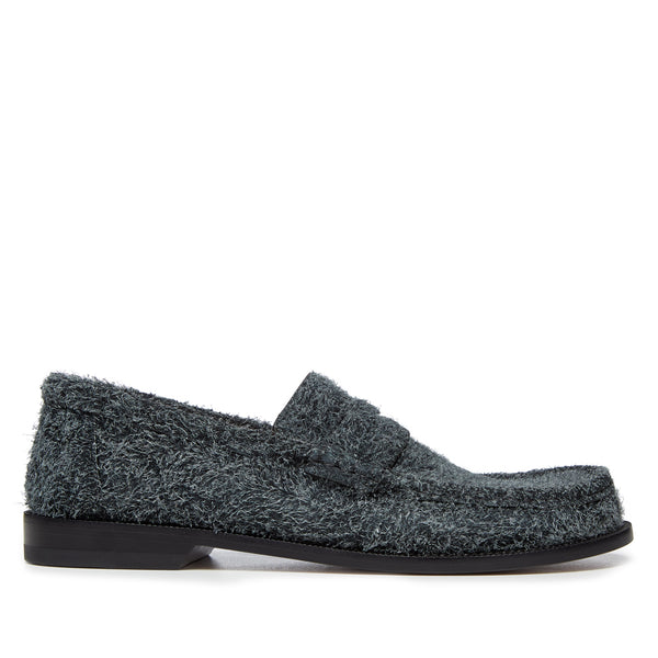 Loewe - Men's Campo Suede Loafers - (Charcoal)