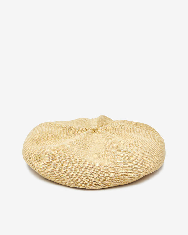 Mature Ha - Women's Beret Top Gather Big - (Wheat)