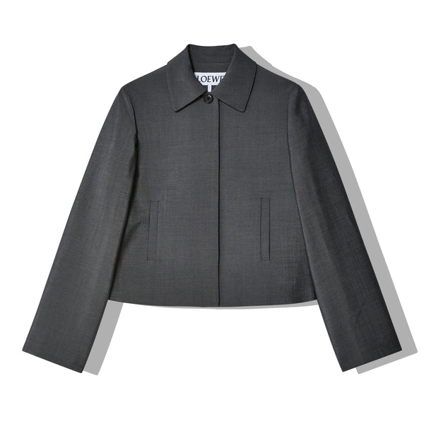 Loewe - Women's Button Jacket - (Charcoal)
