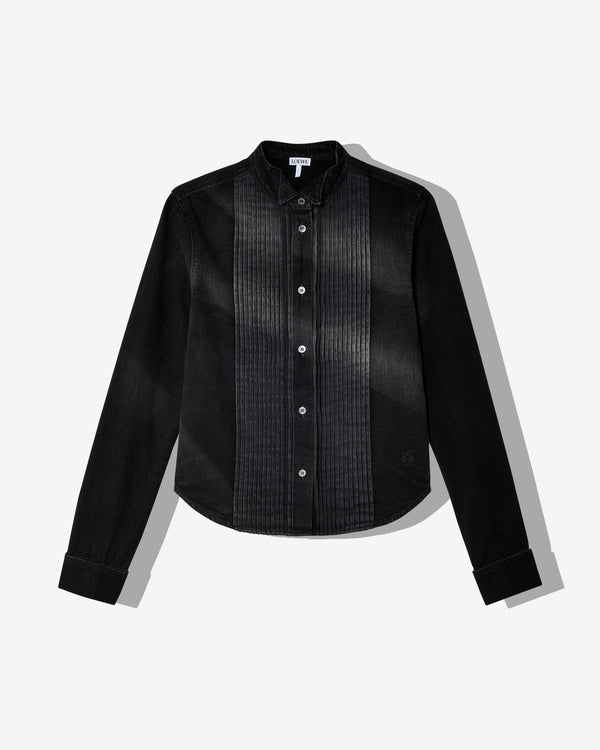 Loewe - Women's Pleated Shirt - (Washed Black)