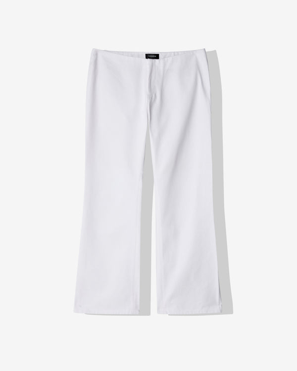 Torisheju - Women's Snipped Trousers - (White)