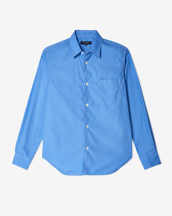 Comme des Garçons Homme - Men's Button Down Shirt - (Sax Blue)