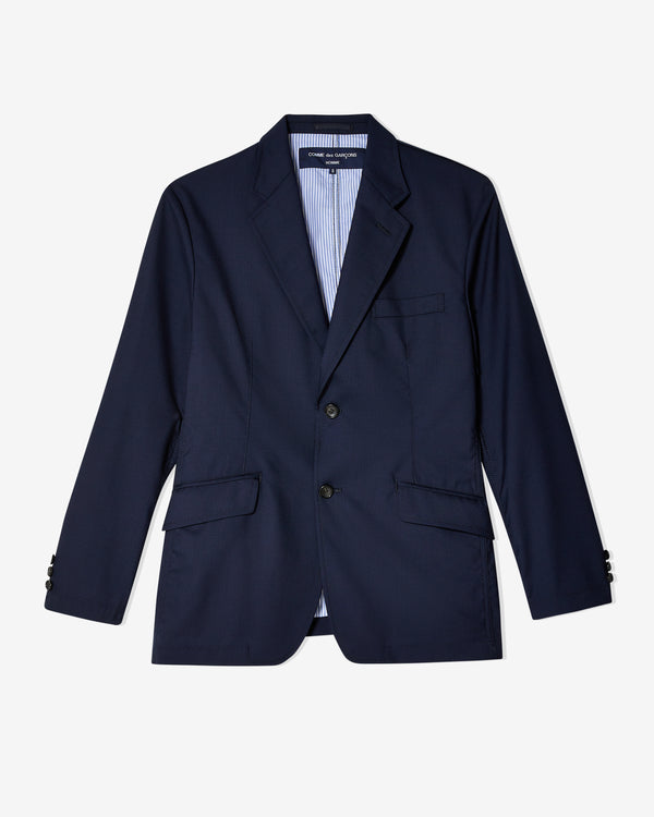 Comme des Garçons Homme - Men's Single-Breasted Jacket - (Navy)