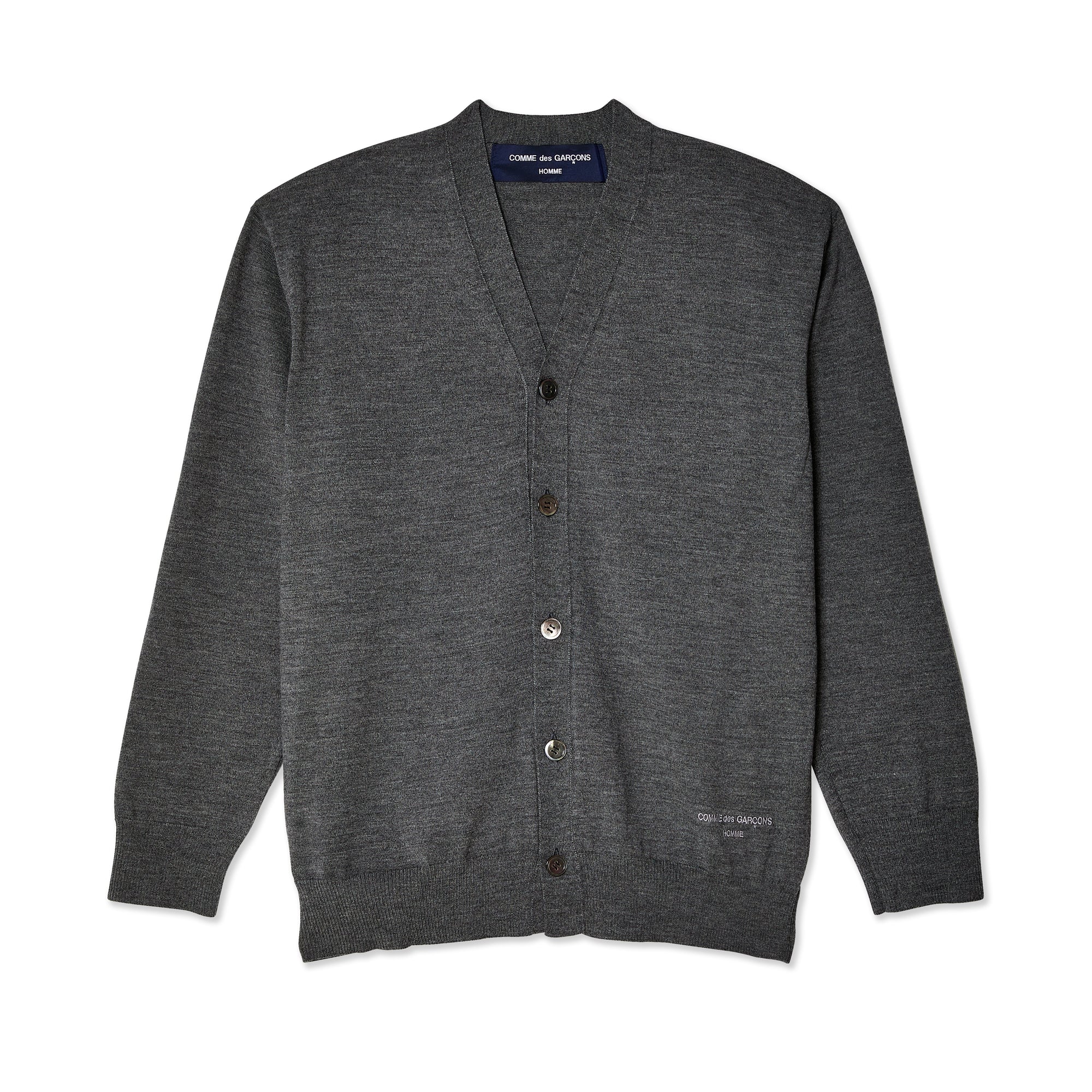 comme des garcons wool cardigan