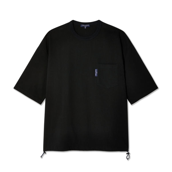 COMME DES GARÇONS HOMME - Men's Drawstring T-Shirt - (Black)