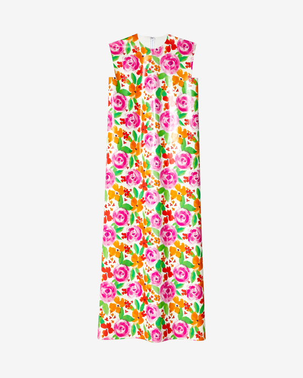 Balenciaga - Women's Floral Sleeveless Dress - (Pink)