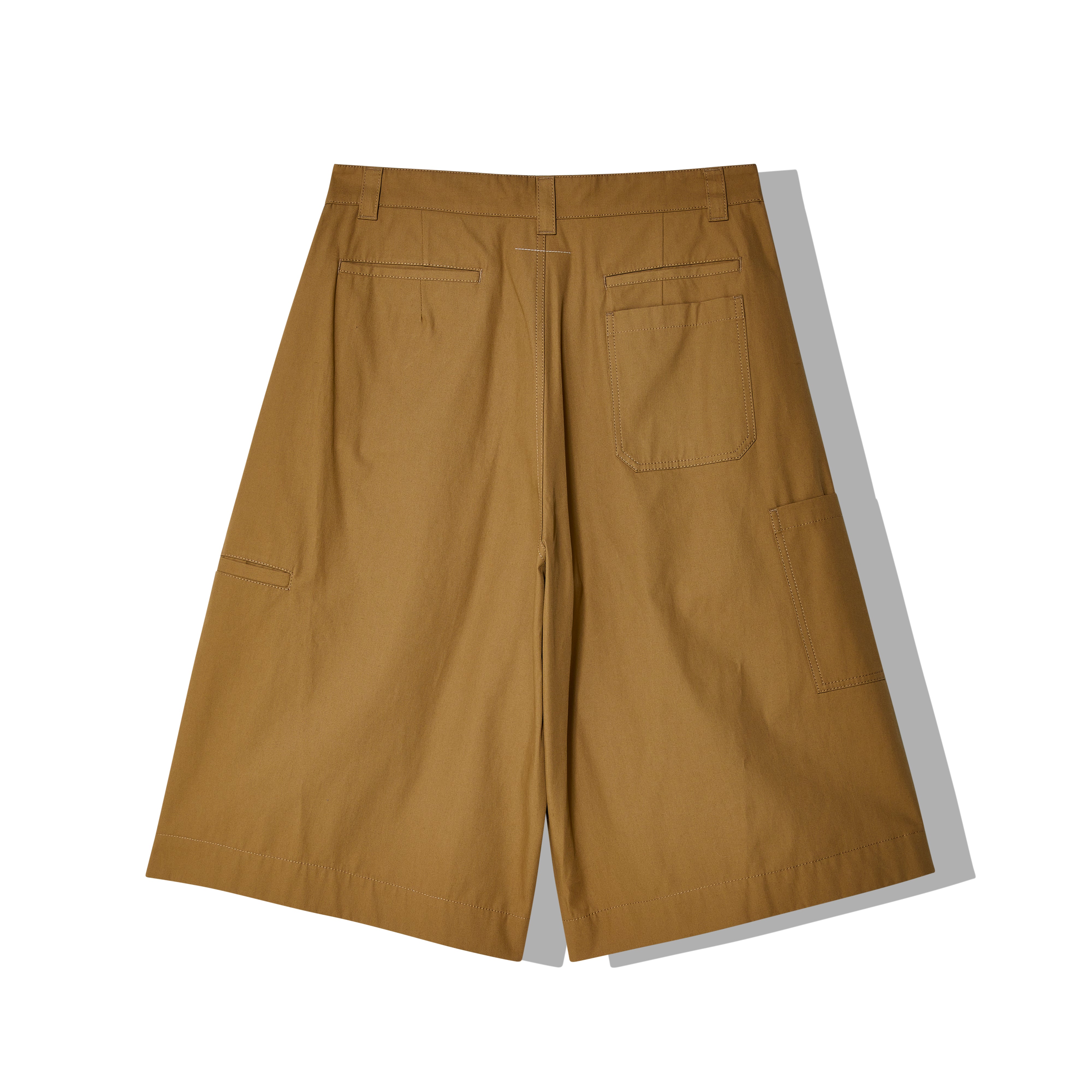 MM6 Maison Margiela - Men's Wide Leg Shorts - (Mud Brown)