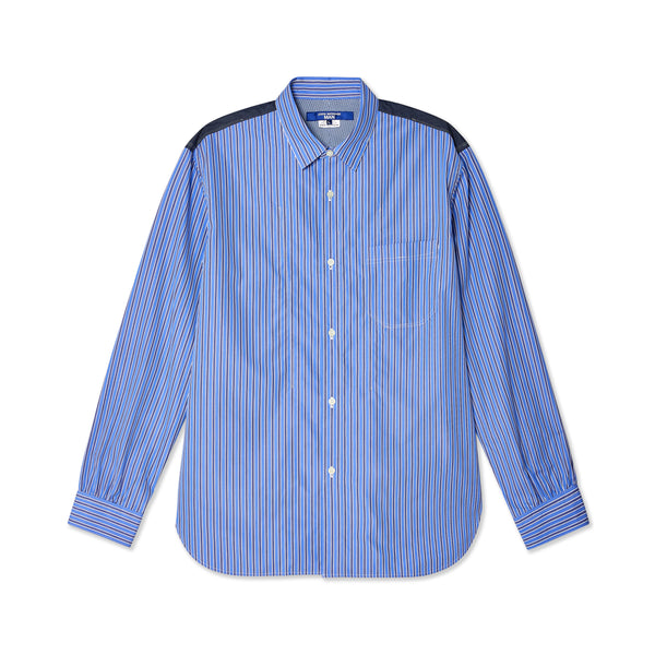 Junya Watanabe Man - Men's Two-Toned Shirt - (Blue/White)
