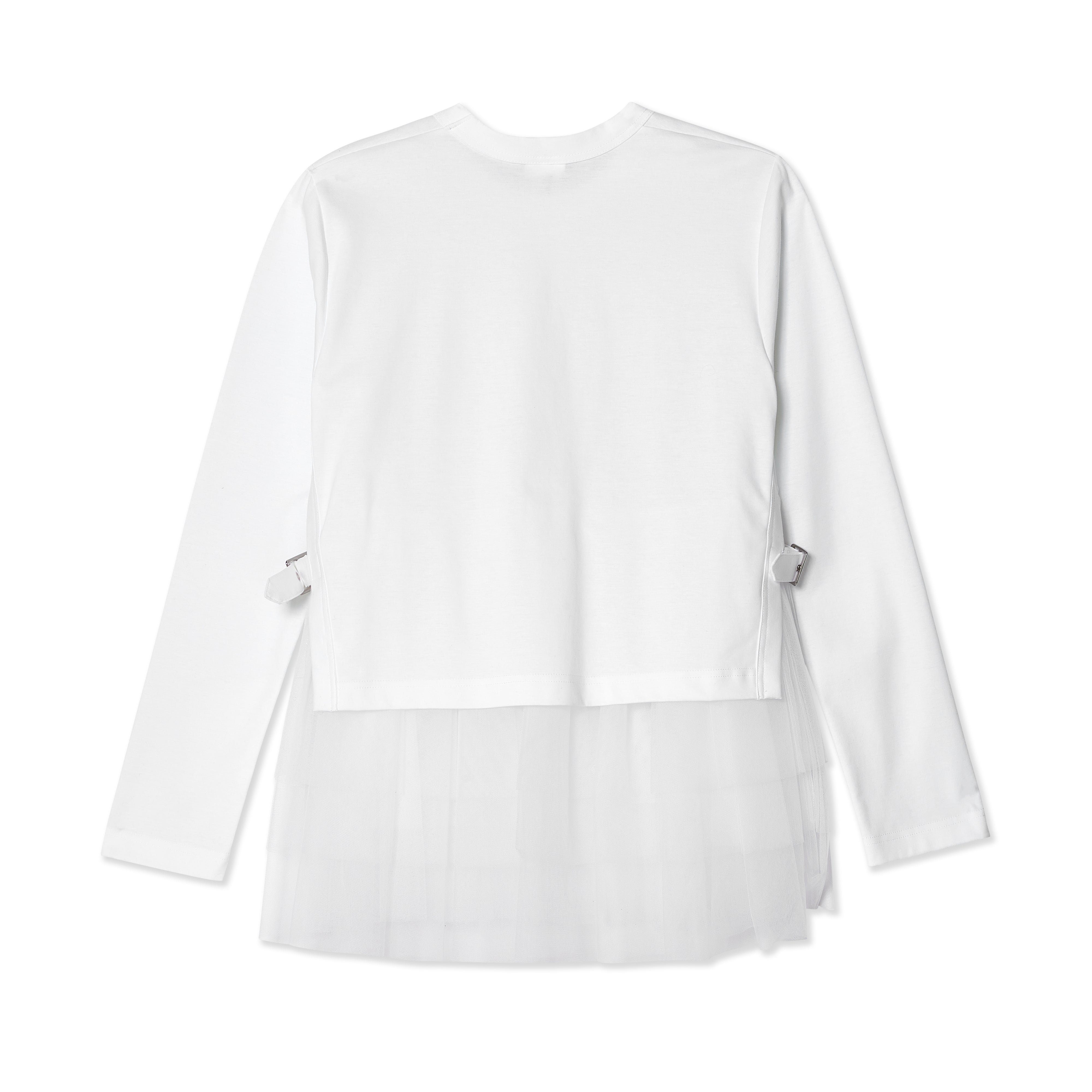 Noir Kei Ninomiya - Women's Tulle T-Shirt - (White)