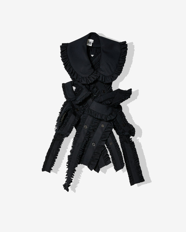 Noir Kei Ninomiya - Women's Ruffle Vest - (Black)