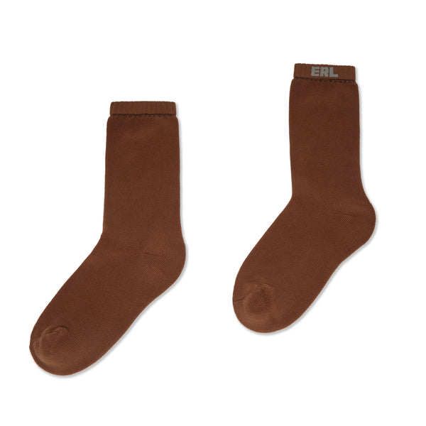 ERL - Men's Knit Socks - (Brown)