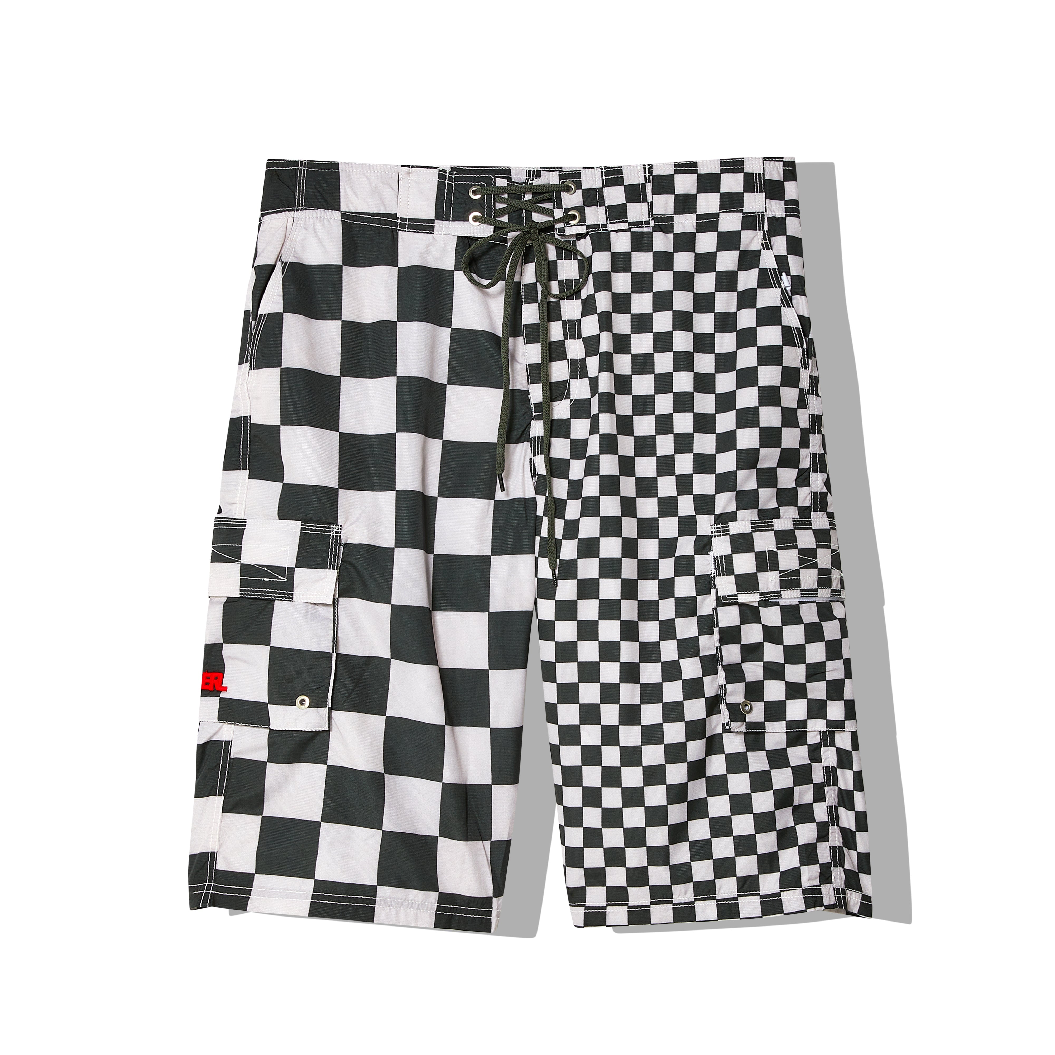 ERL: Men's Printed Swim Shorts (Checkerboard) | DSMNY E-SHOP