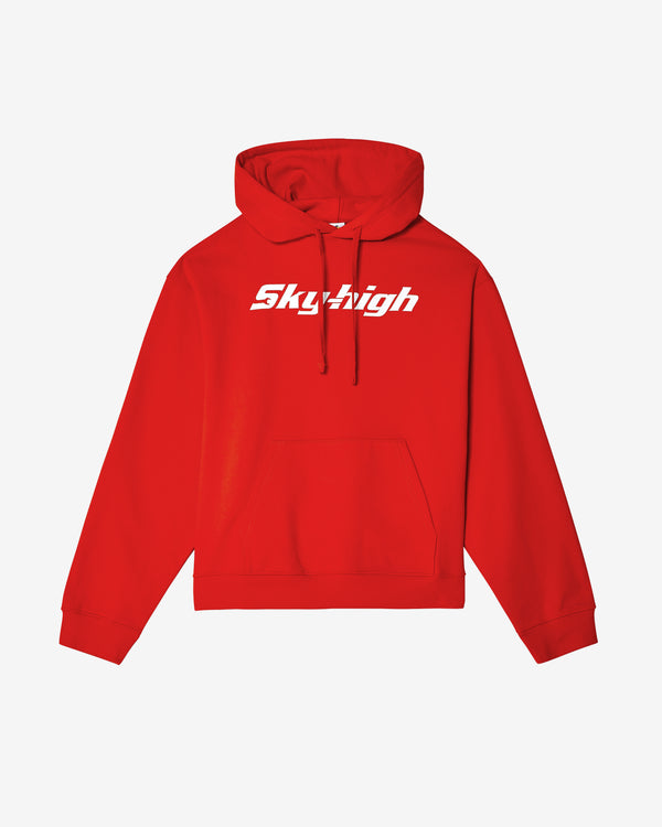 Sky High Farm - Men's Construction Graphic Logo Hoodie - (Red)