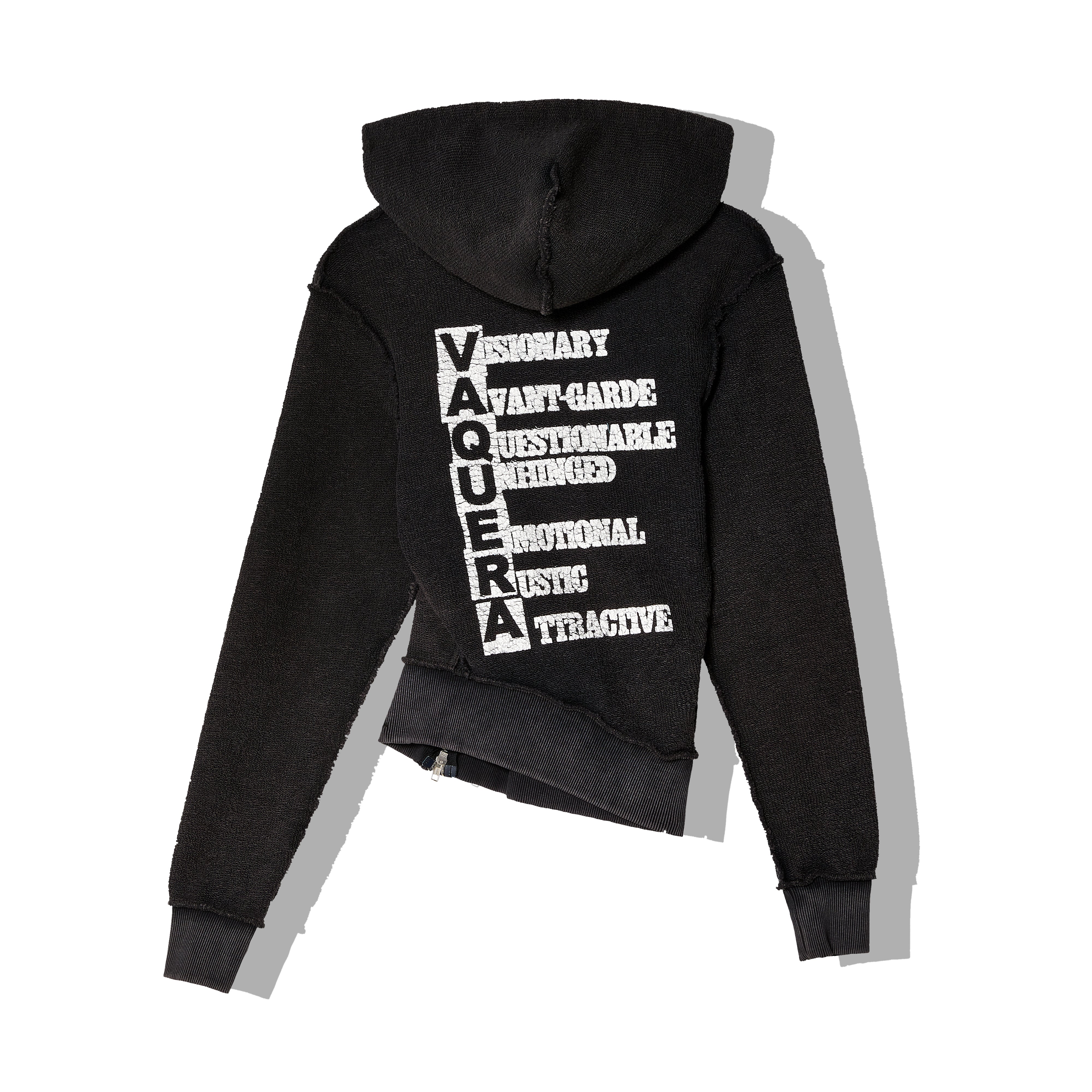 VAQUERA Black Giant Zip Hoodie