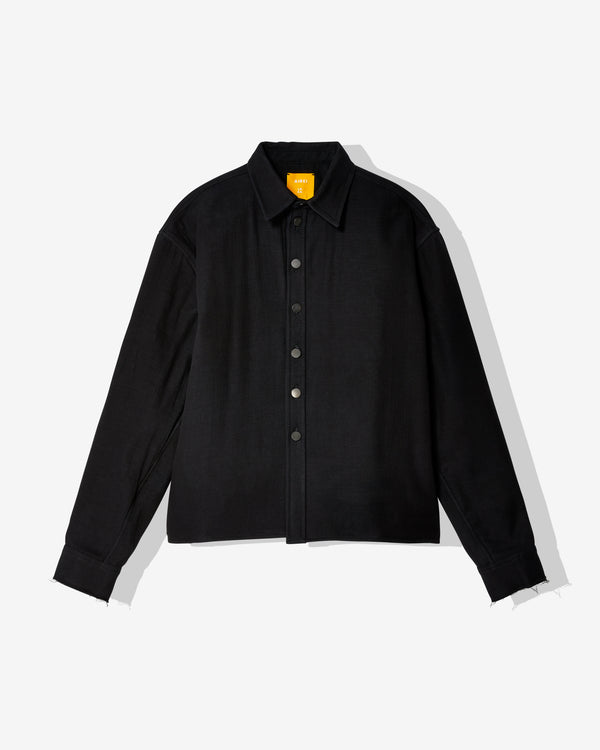 Airei - Men's Gauze Denim Shirt - (Black)