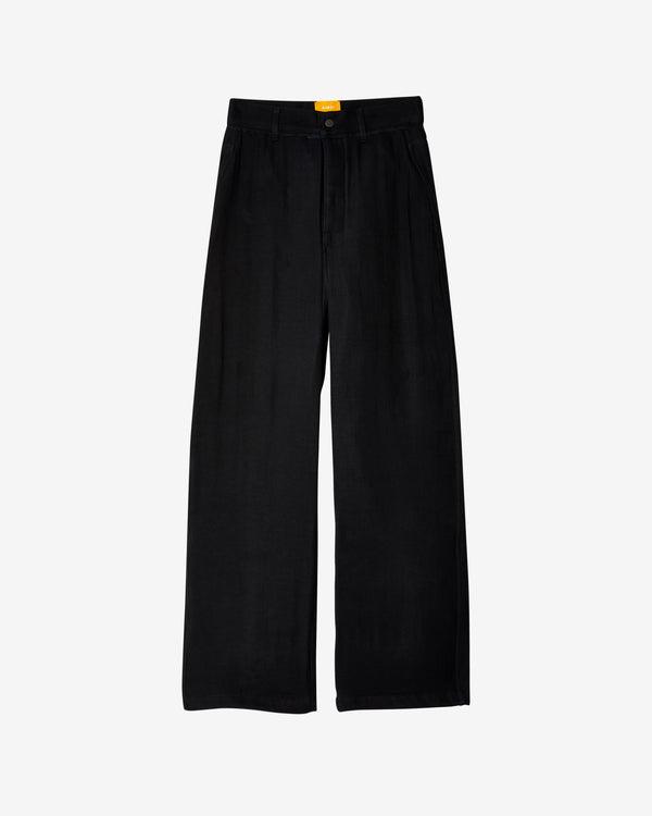 Airei - Men's Gauze Big Fit Denim Trousers - (Black)
