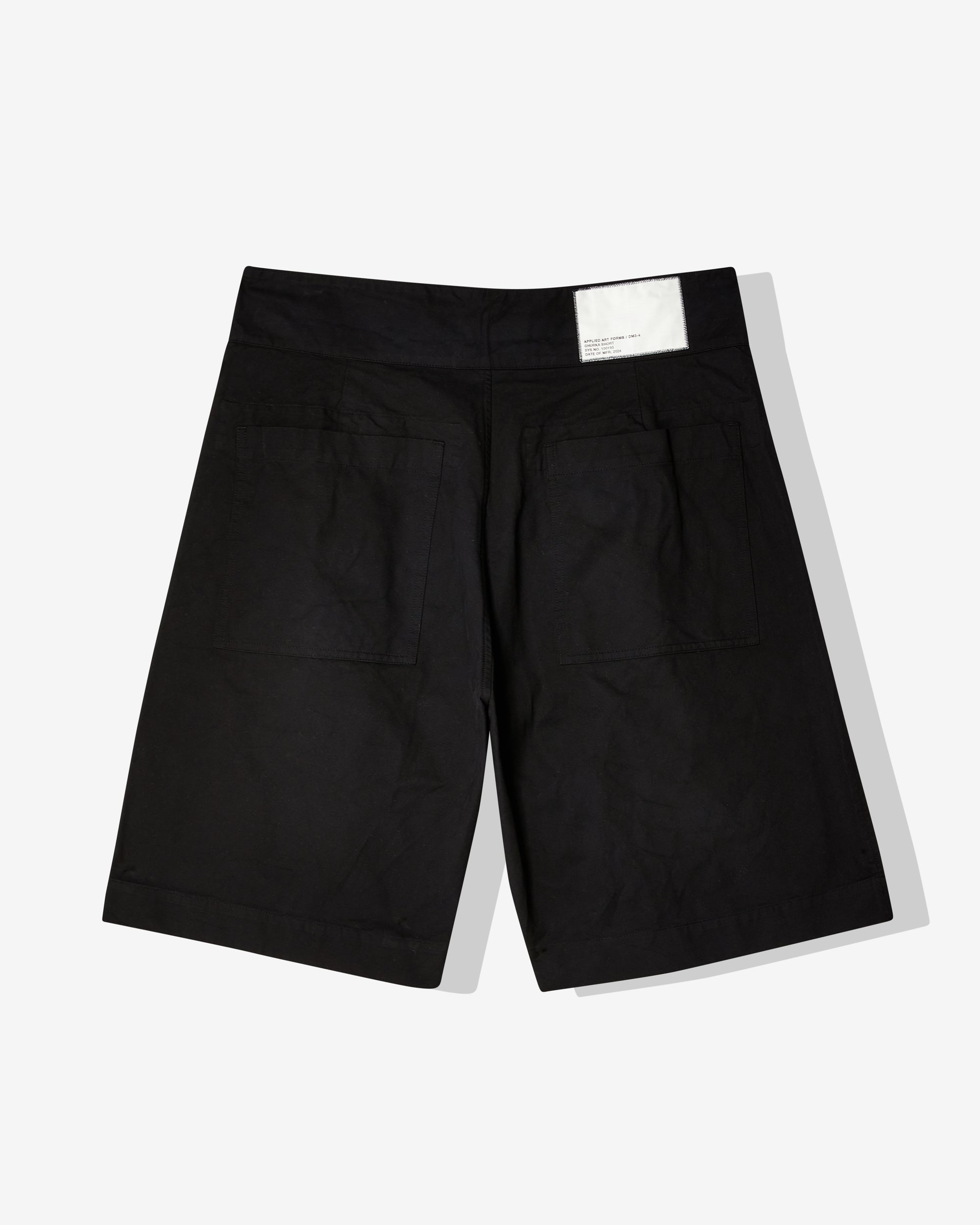 Applied Art Forms: Men's Gurkha Short (Black) | DSMNY E-SHOP