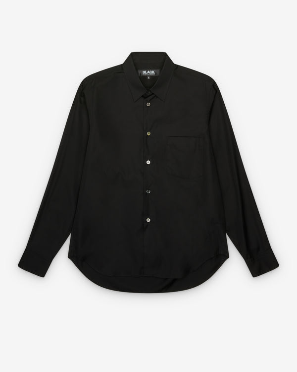 Black Comme Des Garçons - Back Panel Cut-Out Shirt - (Black)