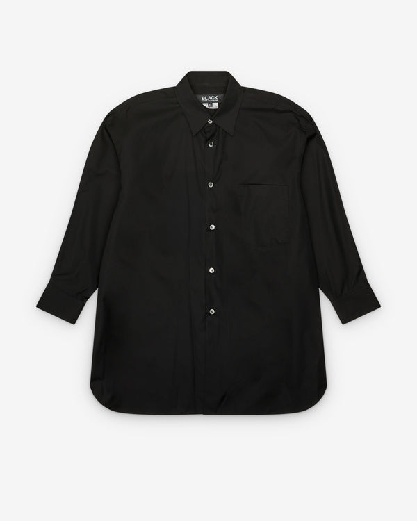 BLACK COMME DES GARÇONS - Polyester Detailed Shirt - (Black)