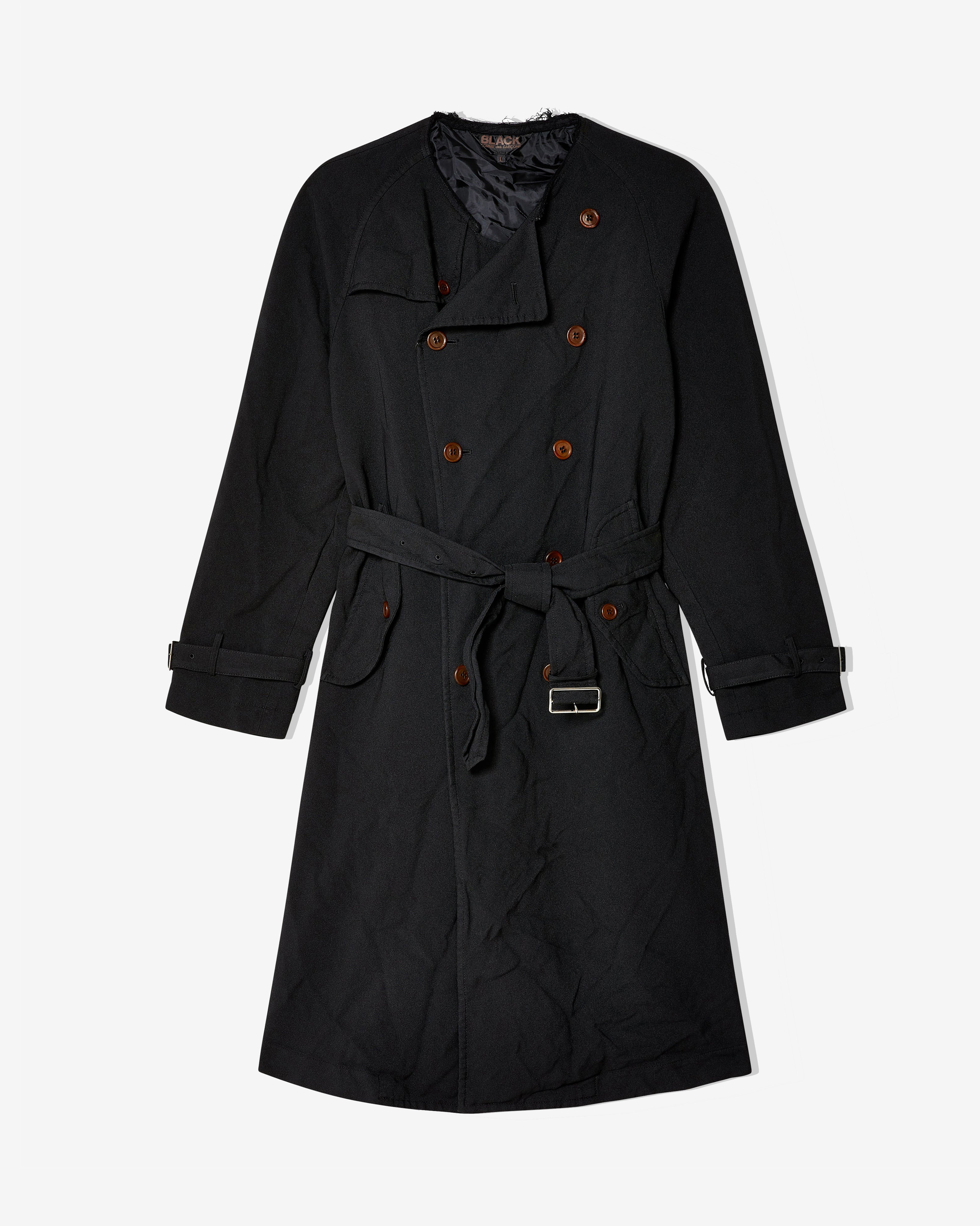 【極美品】Black Comme des Garcon ロングコート　黒　XS 極美品】Black Comme des Garcon ロングコート 黒 XS