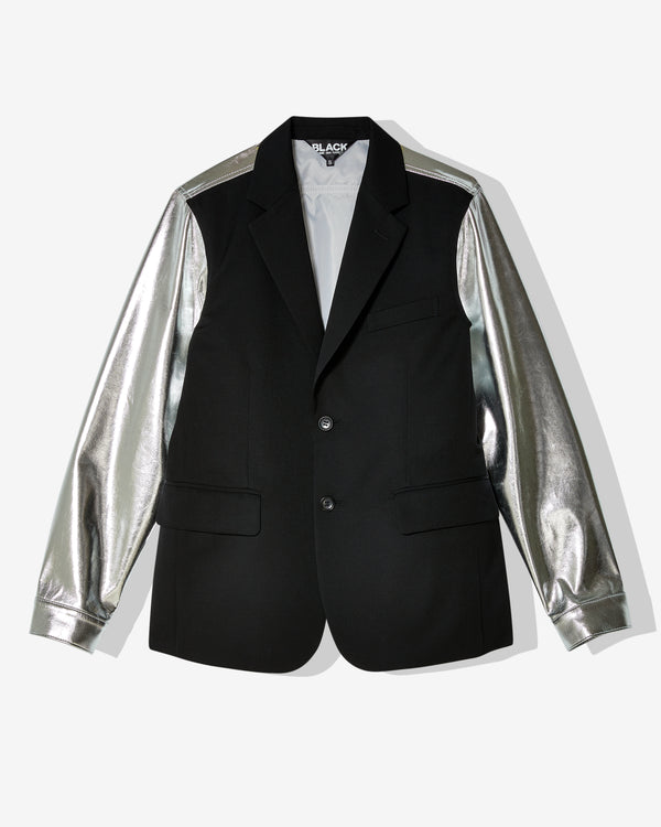 BLACK COMME DES GARÇONS - Blazer-Detail Jacket - (Black/Silver)
