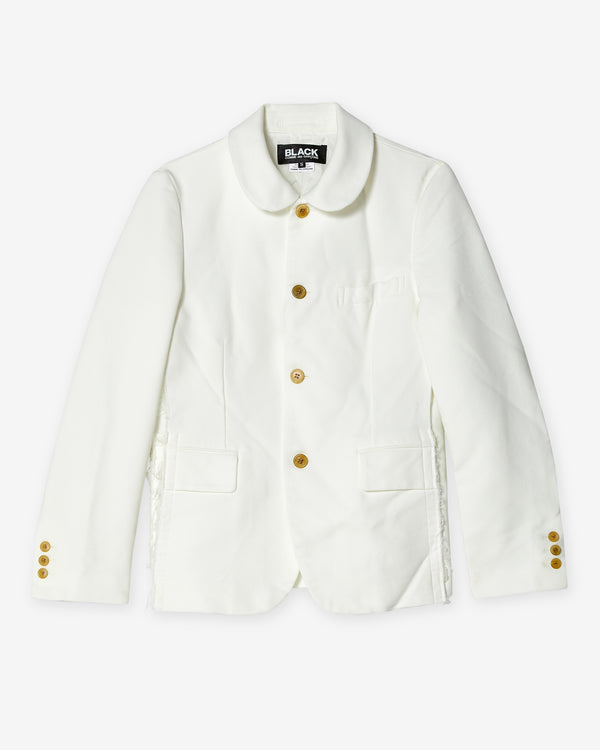 BLACK COMME DES GARÇONS - Single-Breasted Blazer - (White)