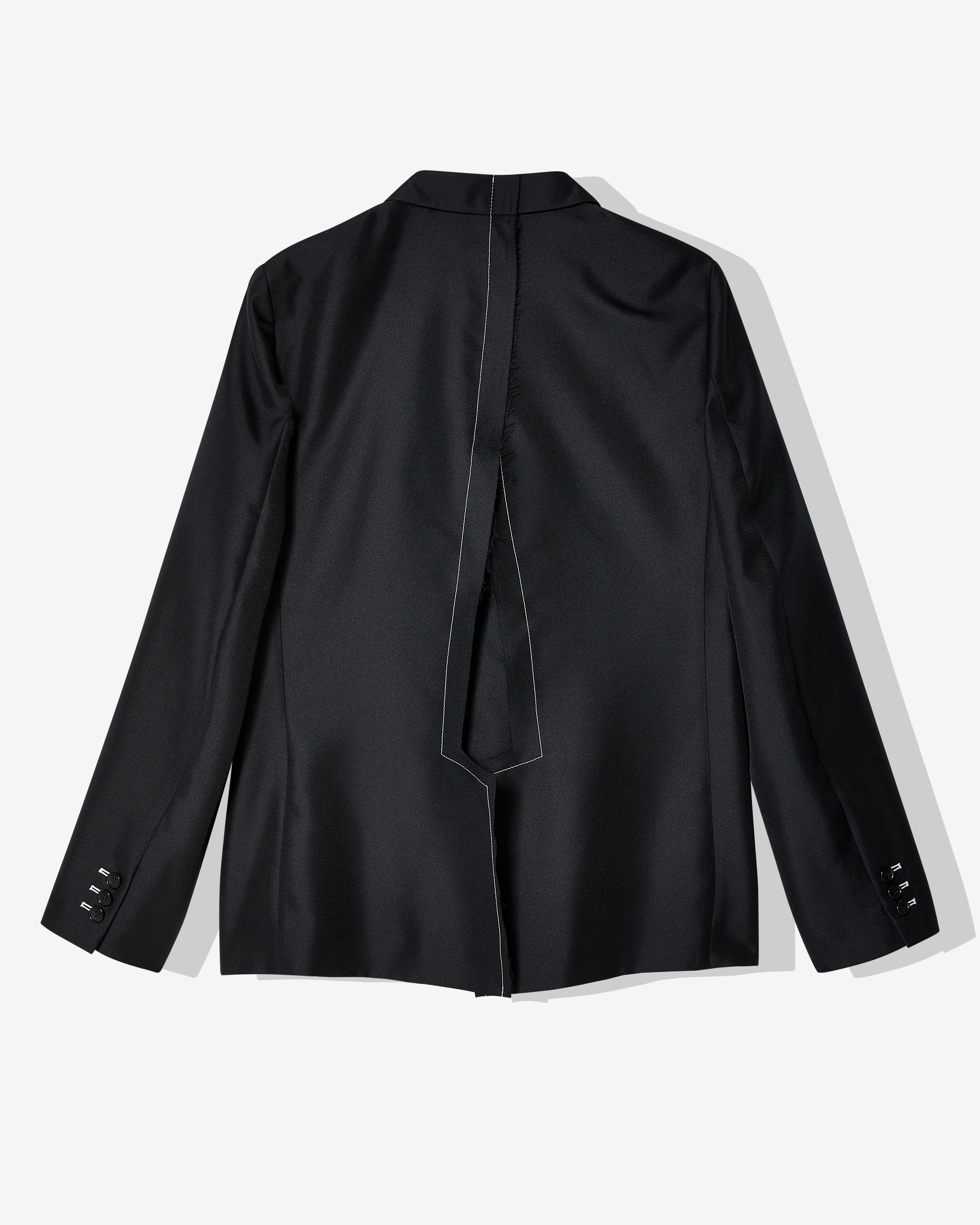 BLACK COMME DES GARÇONS - Cut-Out Jacket - (Black/White)