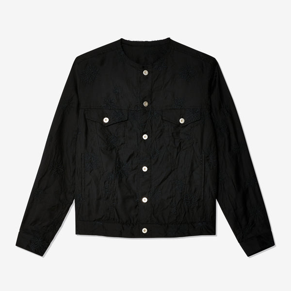 BLACK COMME DES GARÇONS - Embroidered Jacket - (Black)