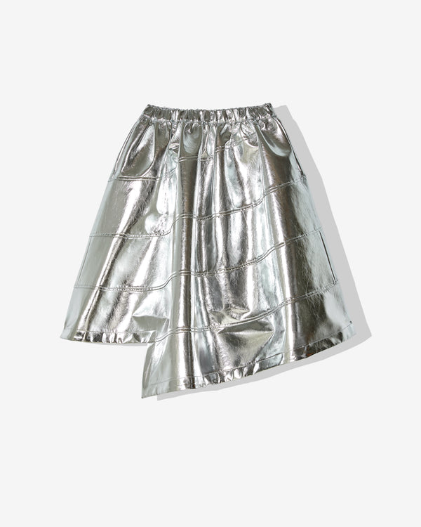 BLACK COMME DES GARÇONS - Metallic Skirt - (Silver)