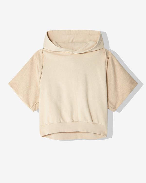 MM6 Maison Margiela - Women's Drop Shoulder Sweatshirt - (Chalk)