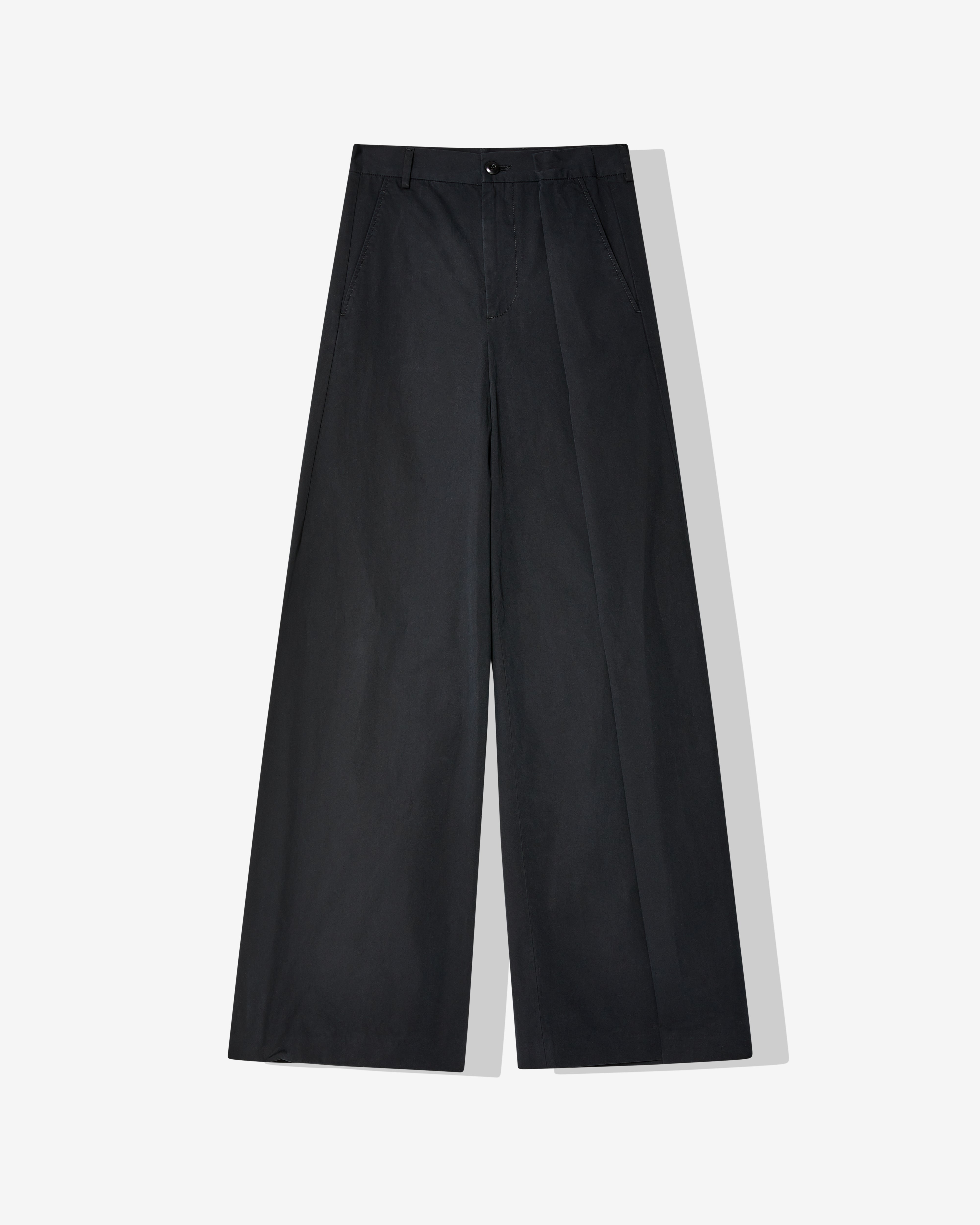 MM6 Maison Margiela: Women's Wide Leg Pants (Black) | DSMNY E-SHOP