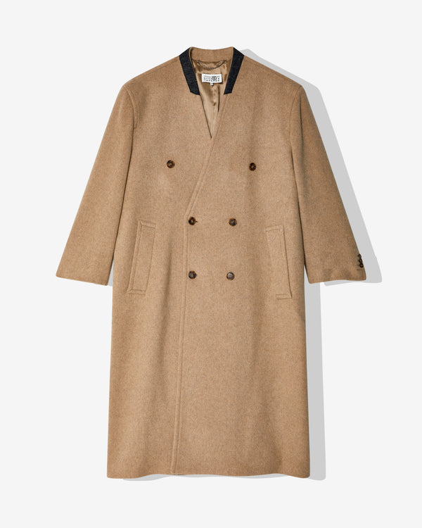 MM6 Maison Margiela - Men's Double Breasted Coat - (Beige)