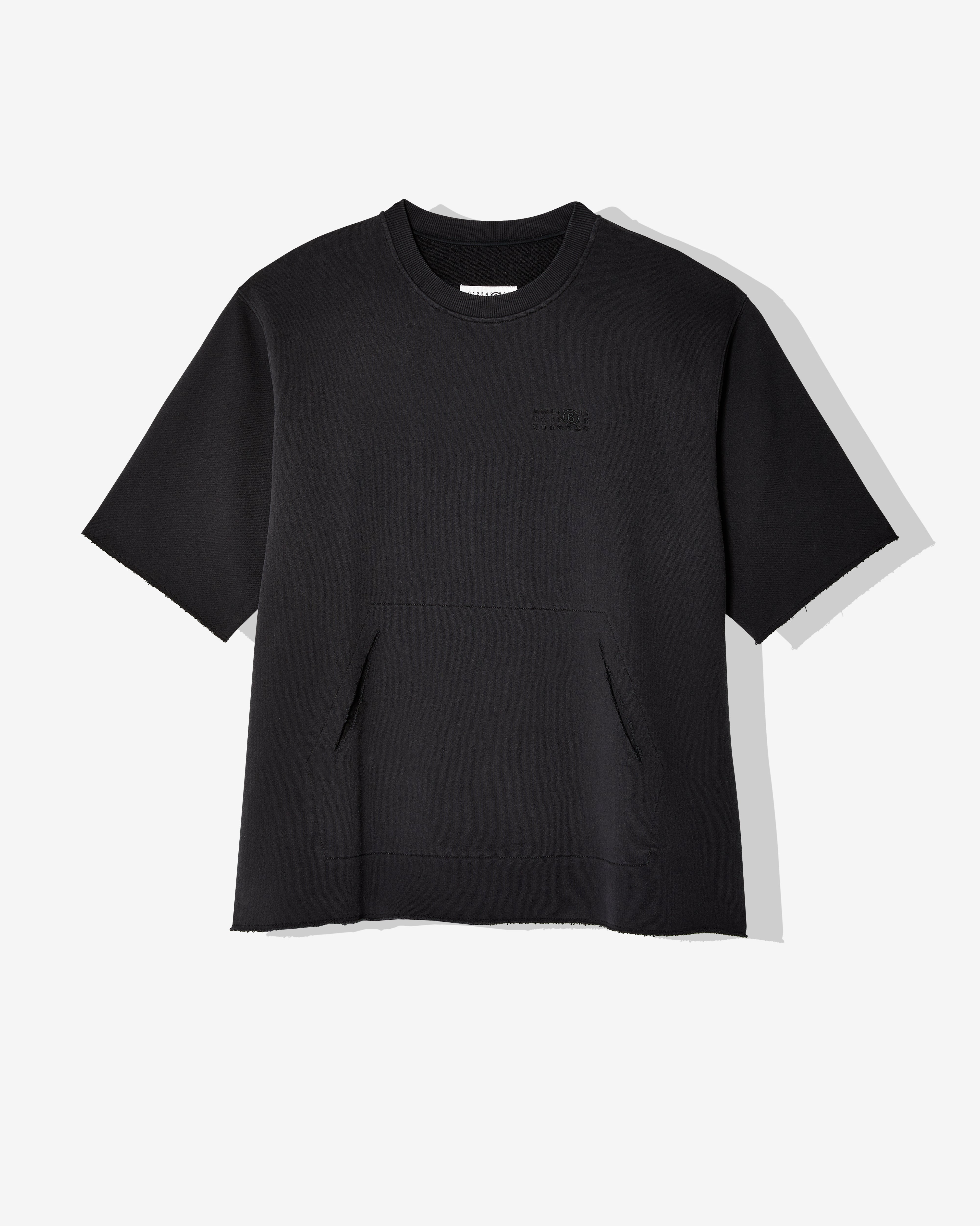 MM6 Maison Margiela - Men's Short Sleeve Sweatshirt - (Washed Black)