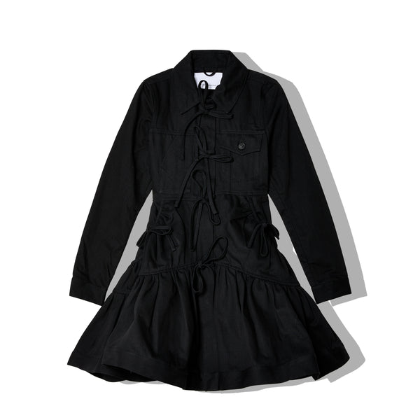 Cecilie Bahnsen - Women's Long Sleeve Coat Dress - (Black)
