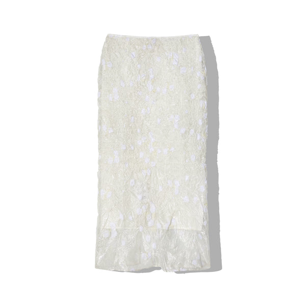 Cecilie Bahnsen - Women's Smock Pencil Skirt - (Clear/White)