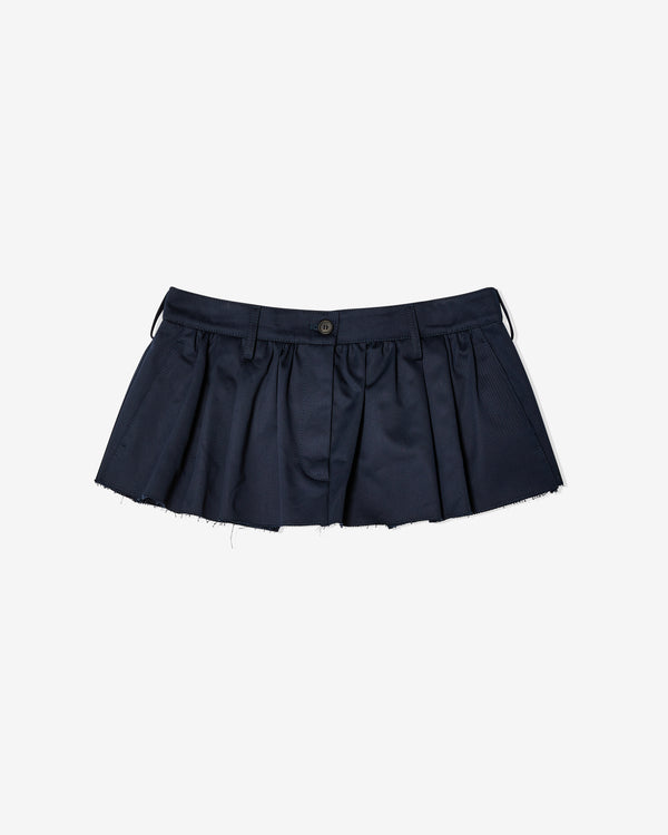 Miu Miu - Women's Tailored Skirt - (Navy)