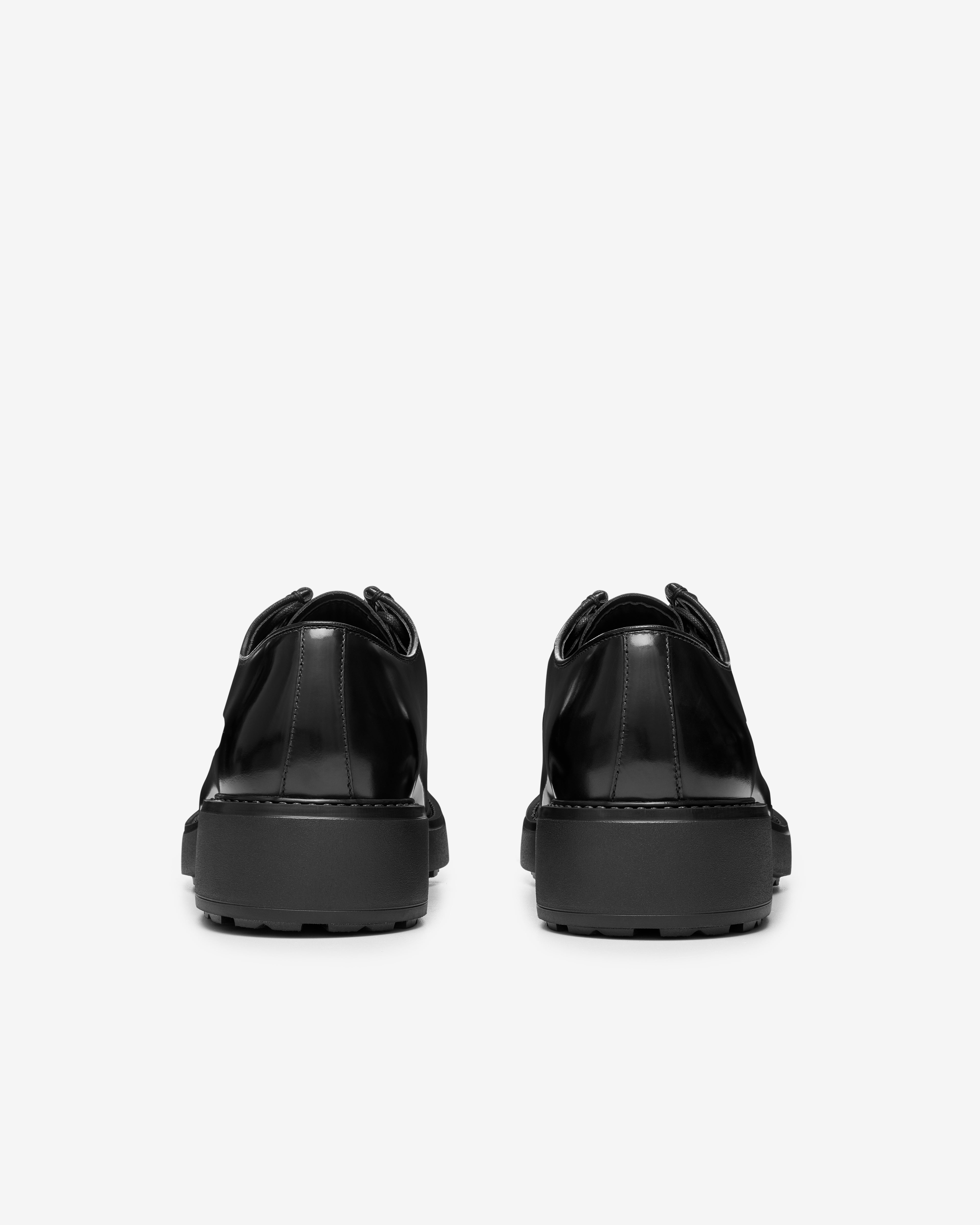 Prada: Men's Diapason Lace-Up Shoes (Black) | DSMNY E-SHOP