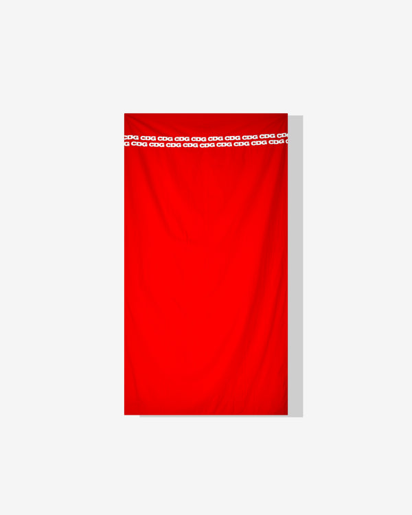 CDG - Airline Print Stole - (Red)
