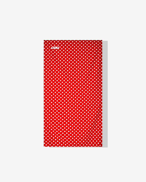 CDG - Polka Dot Airline Print Stole - (Red)