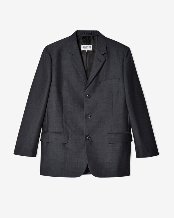 Maison Margiela - Men's Single-Breasted Jacket - (Charcoal)