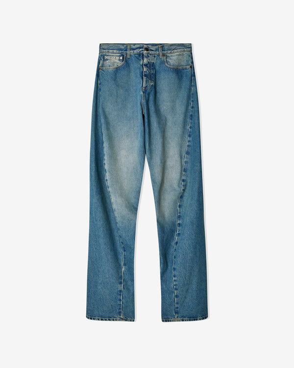 Maison Margiela - Men's Diagonal Seam Jeans - (Medium Blue)