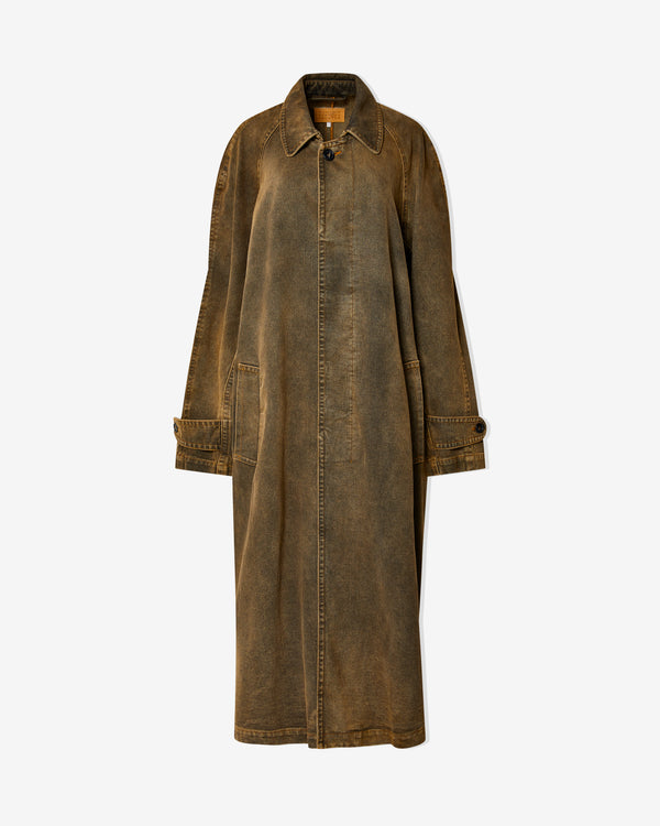 MM6 Maison Margiela - Men's Denim Trench Coat - (Brown)